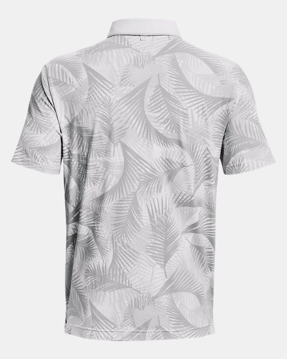 Men's UA Iso-Chill Graphic Palm Polo in White image number 5